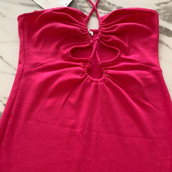 NWT Zara Pink Cut Out Dress - Picture 4 of 4